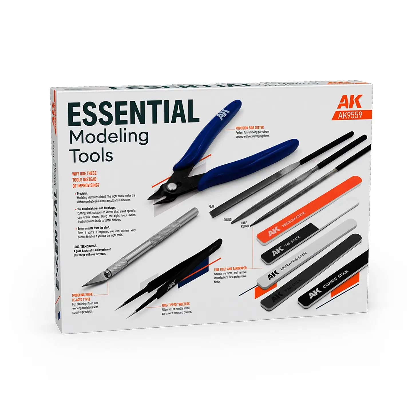 AK Spanish Model Basic Tool Set Novice Starter Set 11-piece Ak9559