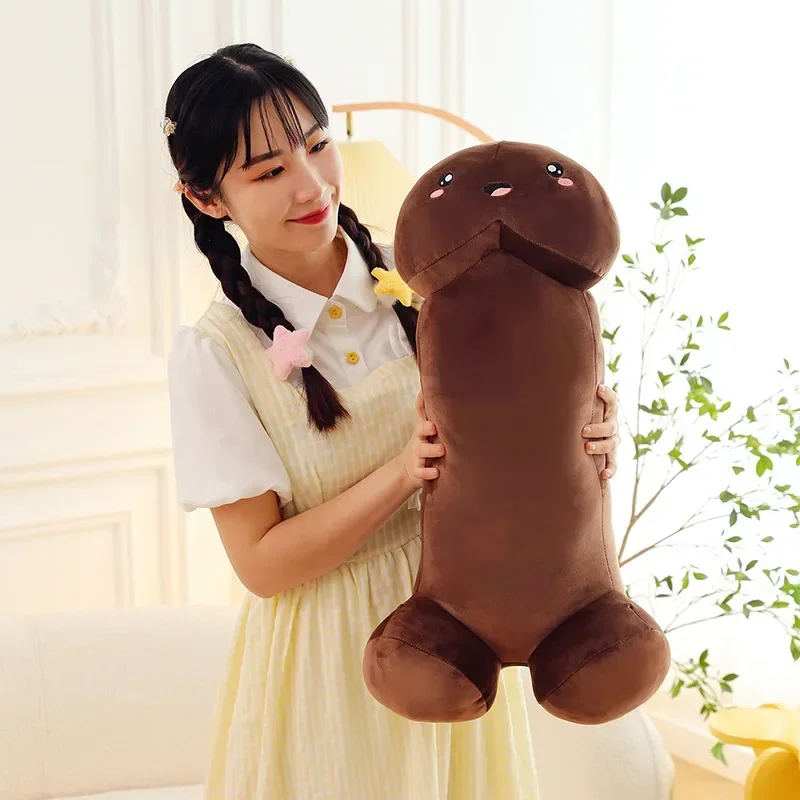 Trick Penis Simulation Plush Toys Boys Dick Plushie Real-life Penis Hug Pillow Stuffed Sexy Interesting Gifts For Girlfriend