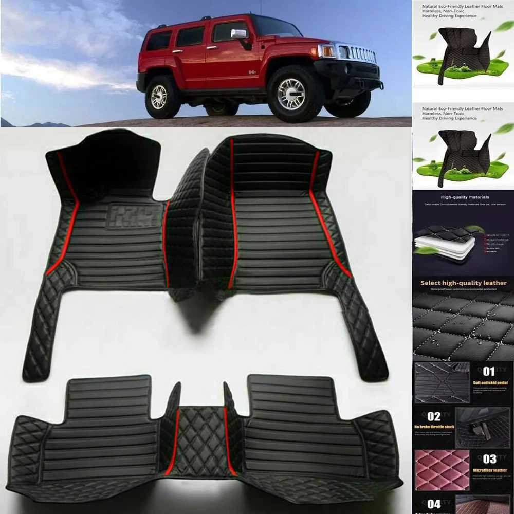 

3D PU-leather Waterproof Custom Car Floor Mats For Chevrolet Camaro Tracker Auto Foot Coche Accessorie Liners