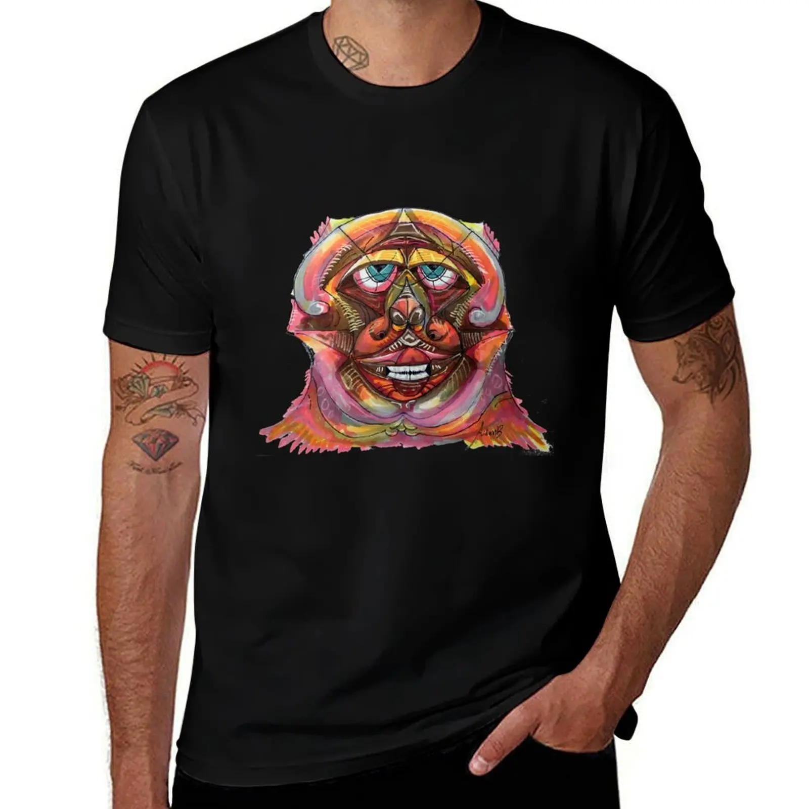 

colorful orangutan T-Shirt graphic t shirts for man g man t shirts for men man t shirt luxury T-shirt