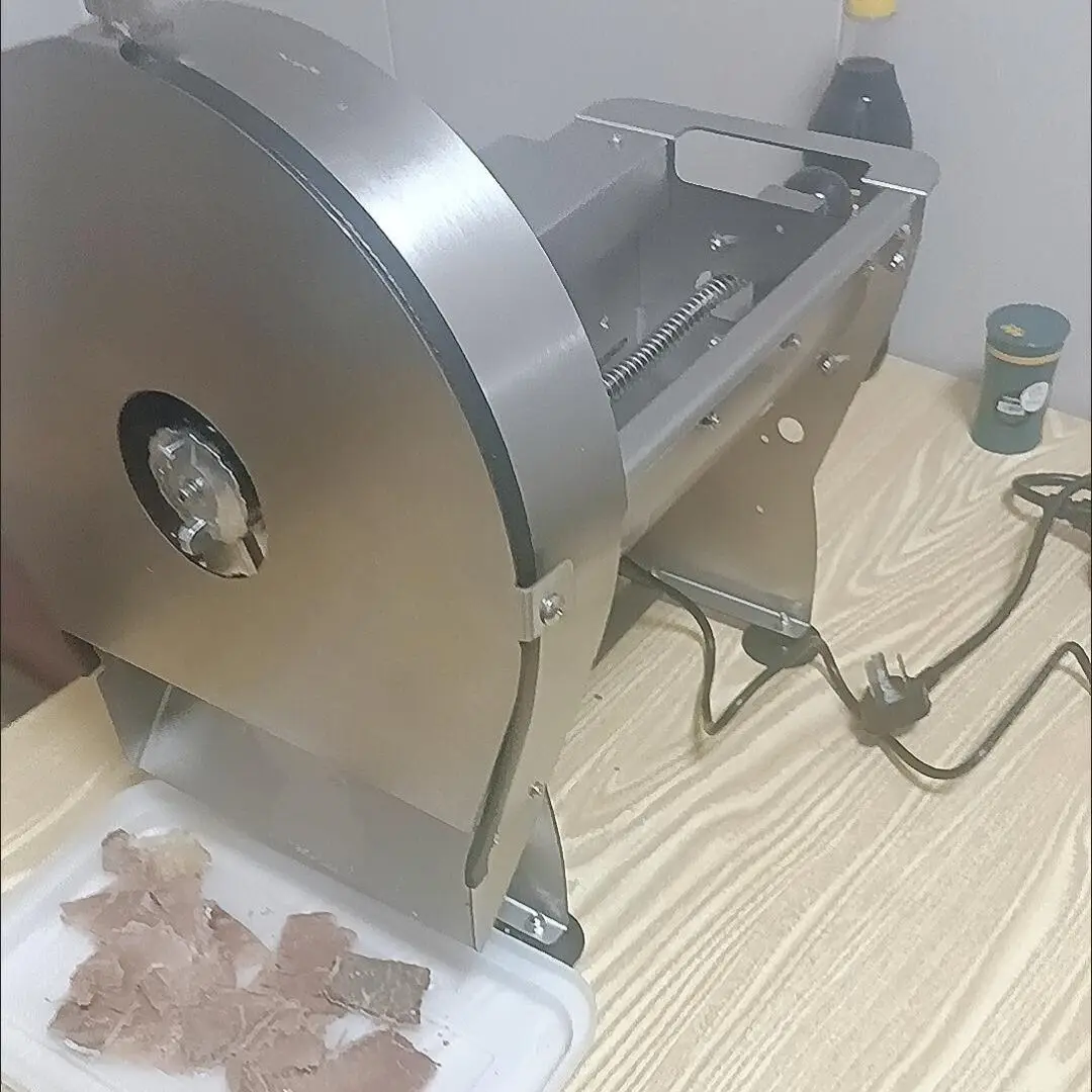 Electric Vegetable Cutter Stainless Steel Commercial Adjustable Automatic Fruit Shredder Home