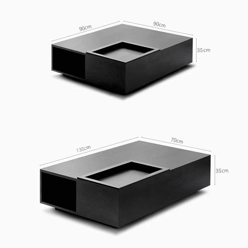 Minimalist Modern Coffee Table With Storage Design European Aesthetic Coffee Table Trendy Neutral Table De Salon Furniture