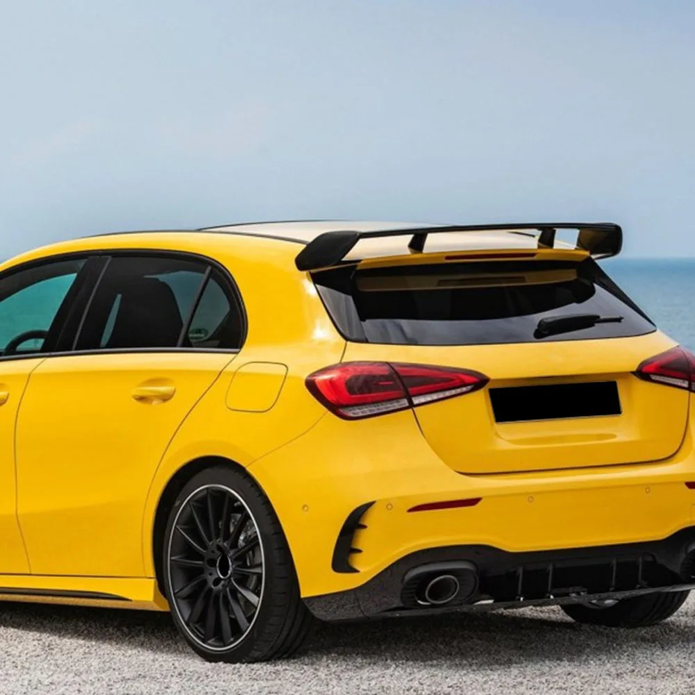 

Для Mercedes A Class W177 A200 A220 задний бампер, спойлер, разделитель, накладка для улучшенного внешнего вида автомобиля и аэродинамики