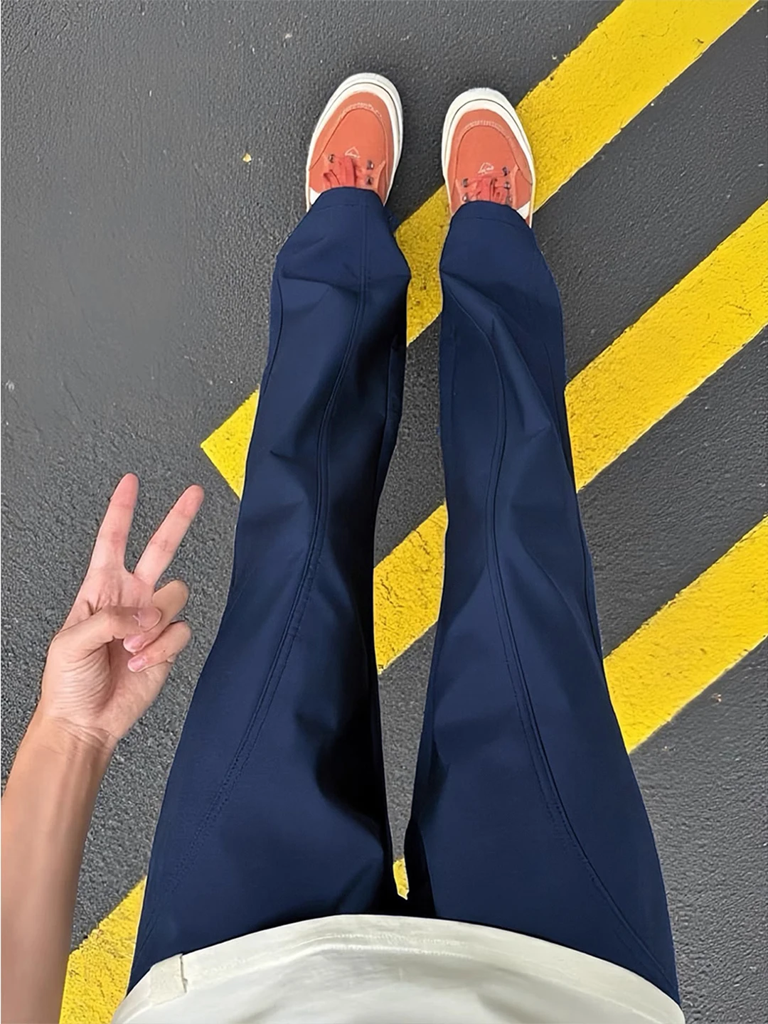 

Рабочие брюки Qui Dry Ice Silk, мужские летние тонкие мягкие брюки для скалолазания, прямые спортивные брюки американского диагонального кроя