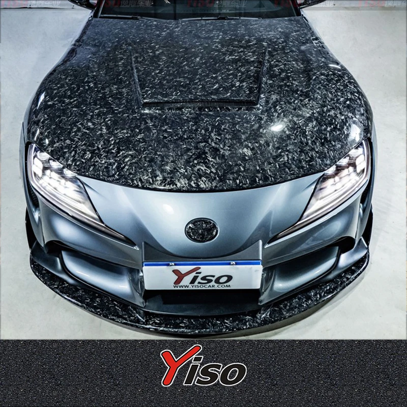 FOR TOYOTA SUPRA A90 Modified Carbon fiber Seibon HOOD Aerodynamic kit Front Spoiler