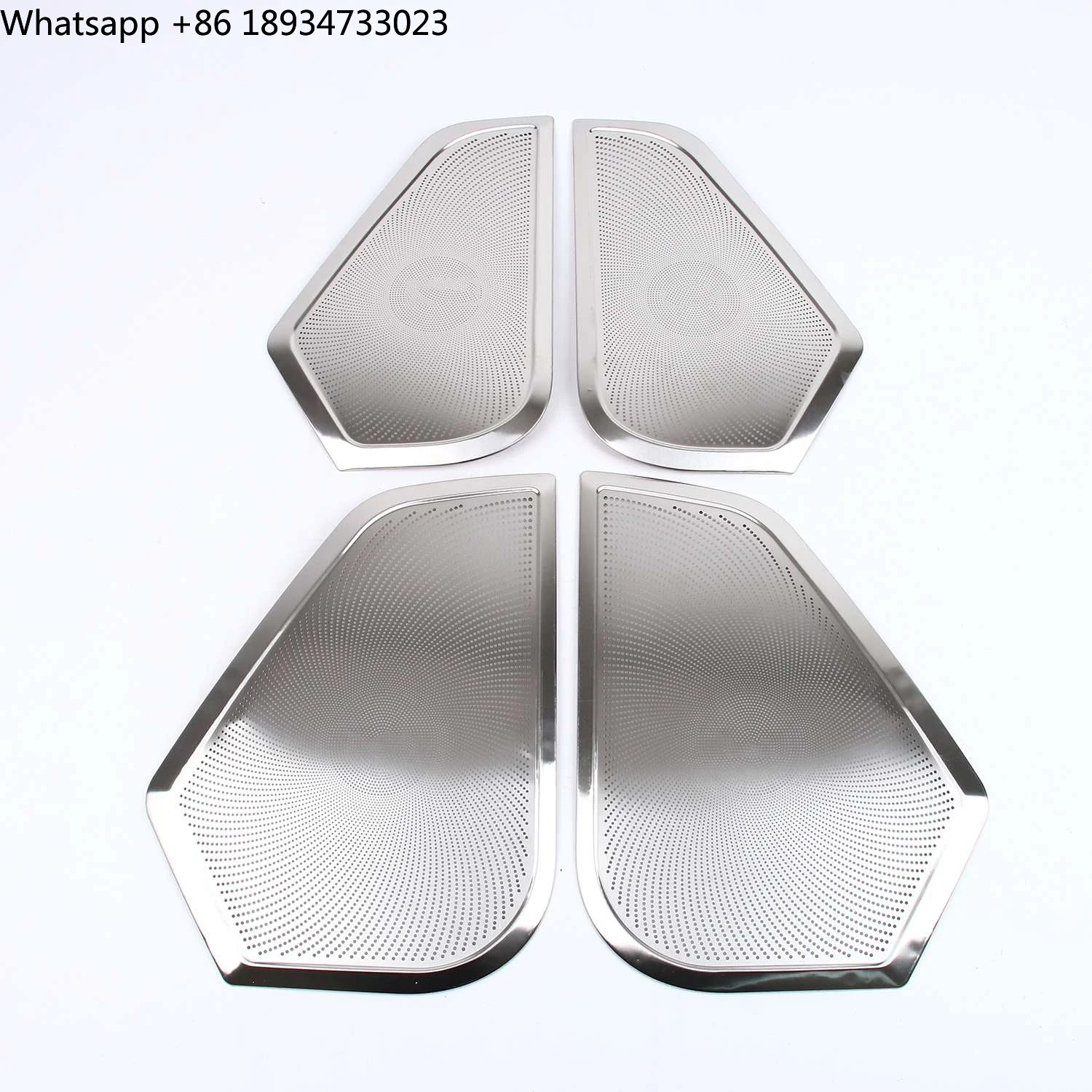 

Stainless Steel Car Door Sound Speaker Protect Panel Trims Kit for ford Ranger 2021 2022 2023 2024 2025 2026 Decoration Styling