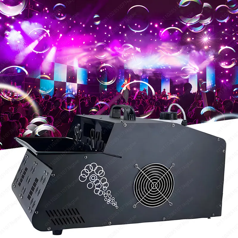 LED dual-wheel 1500W smoke machine for stage performances, weddings, celebrations, bars, KTV, and ambiance props