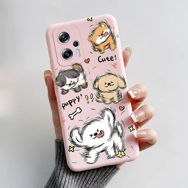 Poco X4 X 4 Pocox4 GT Case Cute Cartoon Cat Fox Silicone Phone Case For Xiaomi Poco X4 GT Poco X 4 GT Pocox4 GT 5G Soft Cover