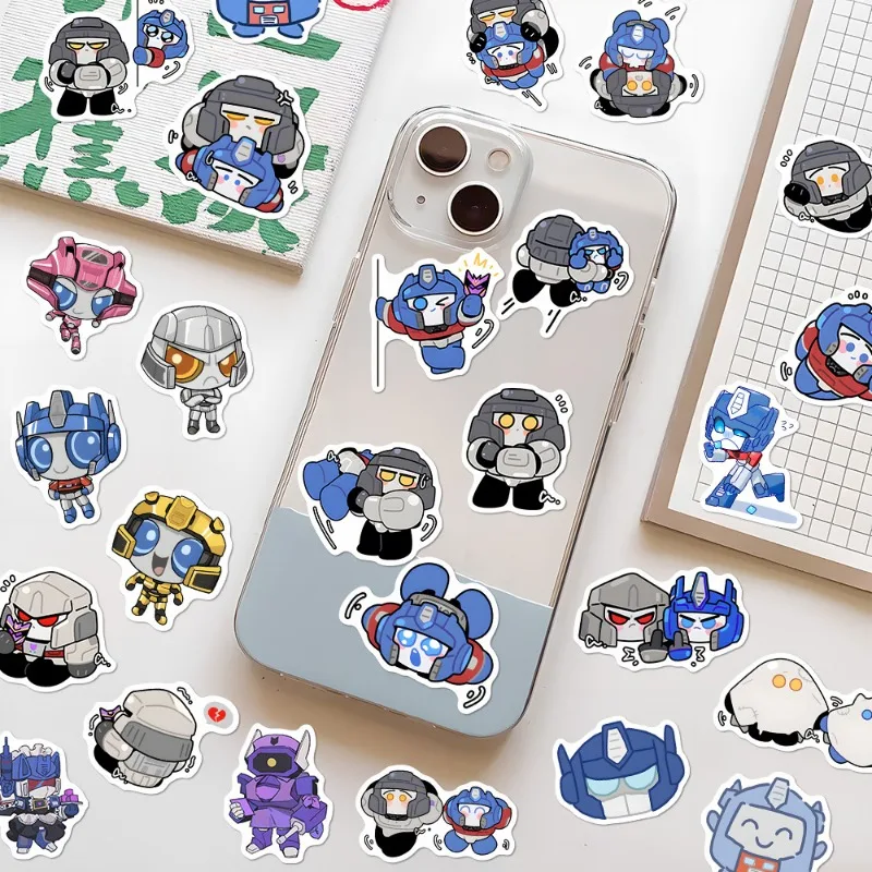53pcs Hasbro Transformers Stickers Cartoon Leuke Decals Speelgoed Briefpapier Gitaar Telefoon Fiets Laptop Bagage Graffiti Kids Sticker