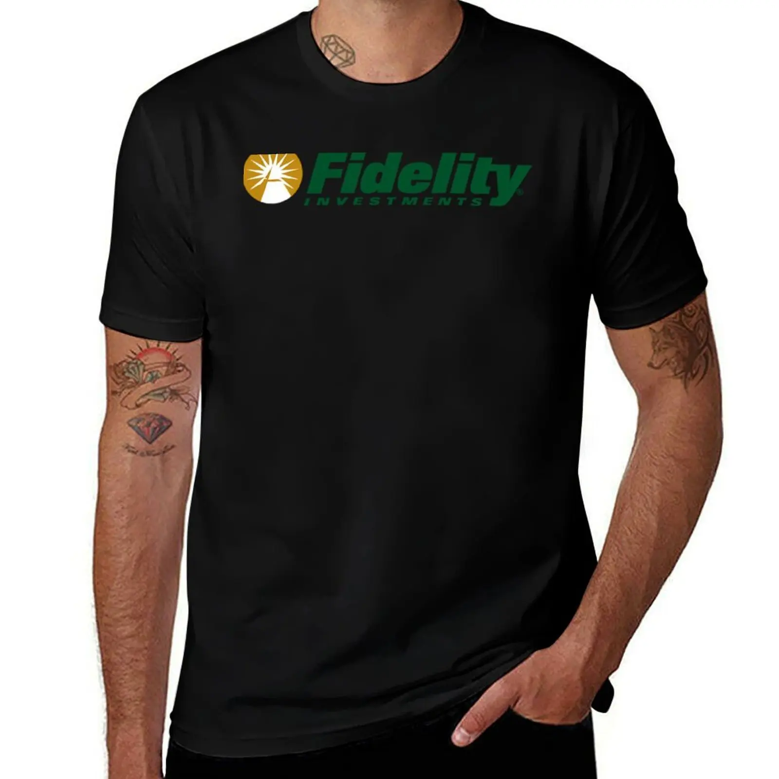 

Fidelity Investments logo T-Shirt t shirt man designer man tshirt t shirts for man slim fit T-Shirt