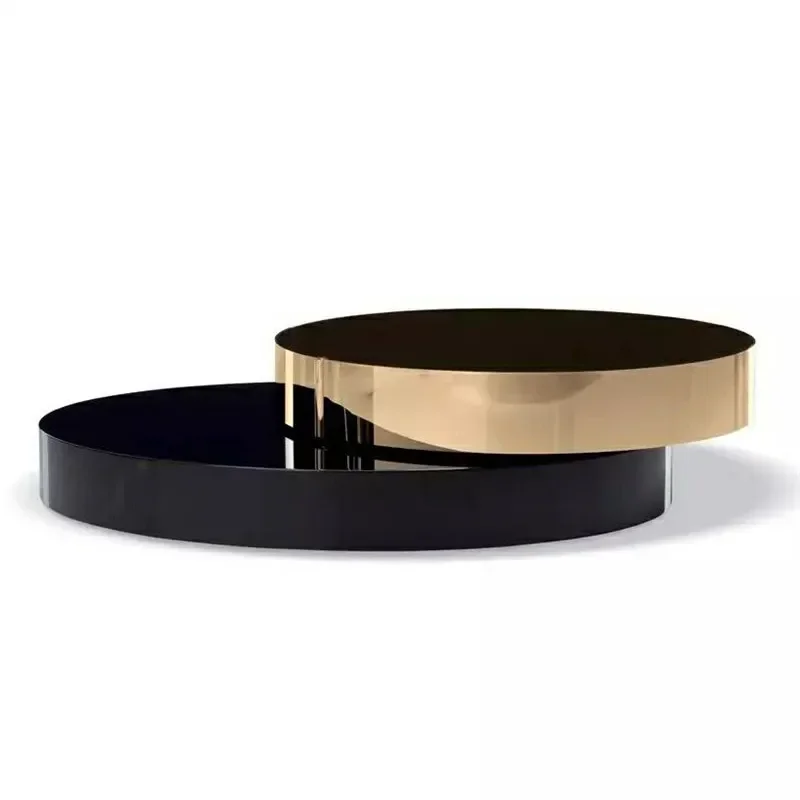 Smart glass round coffee table