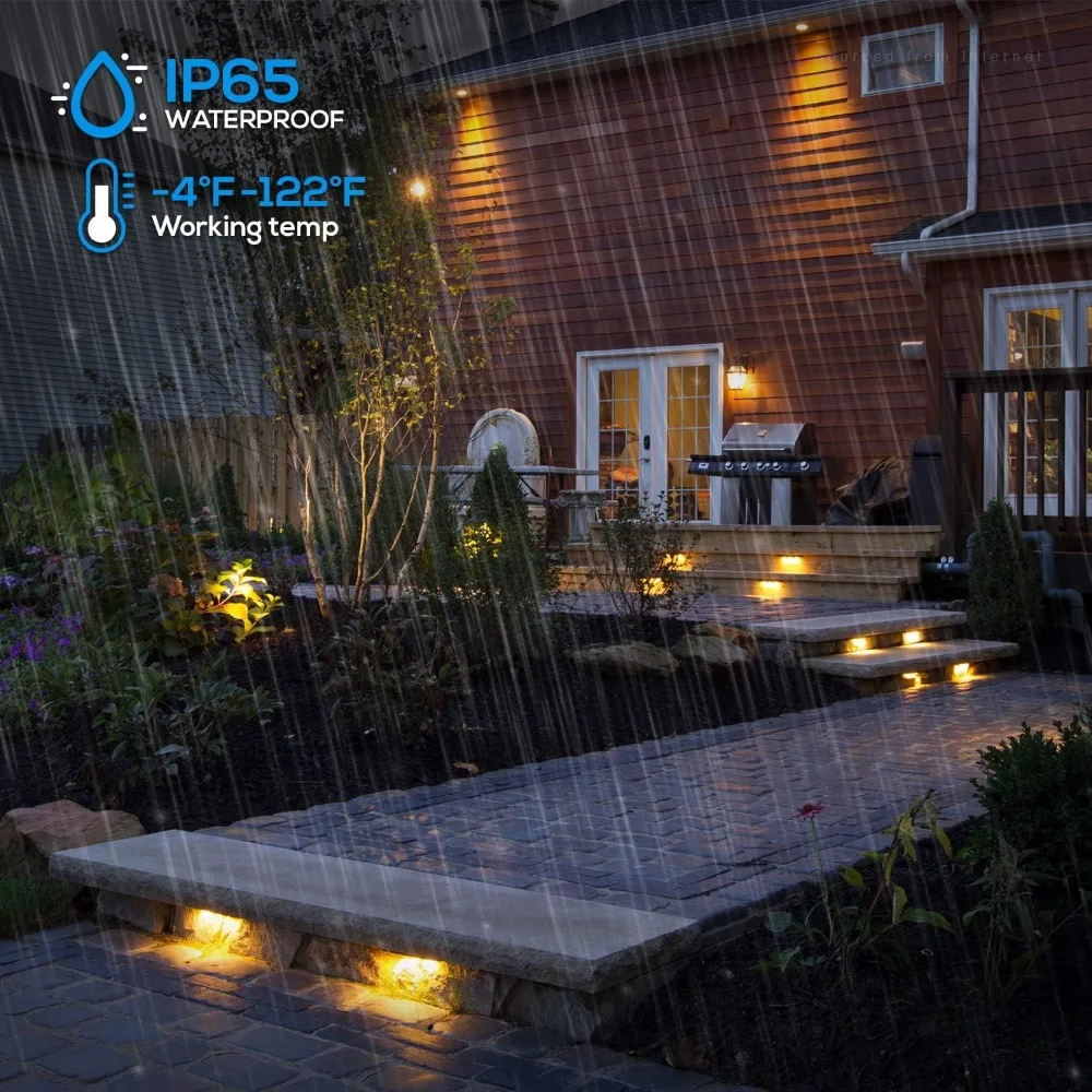 Imagem -04 - Iluminação Led Hardscape Luzes de Retenção de Parede Iluminação de Paisagem Paredes Brancas Macias Pack Series 2700k