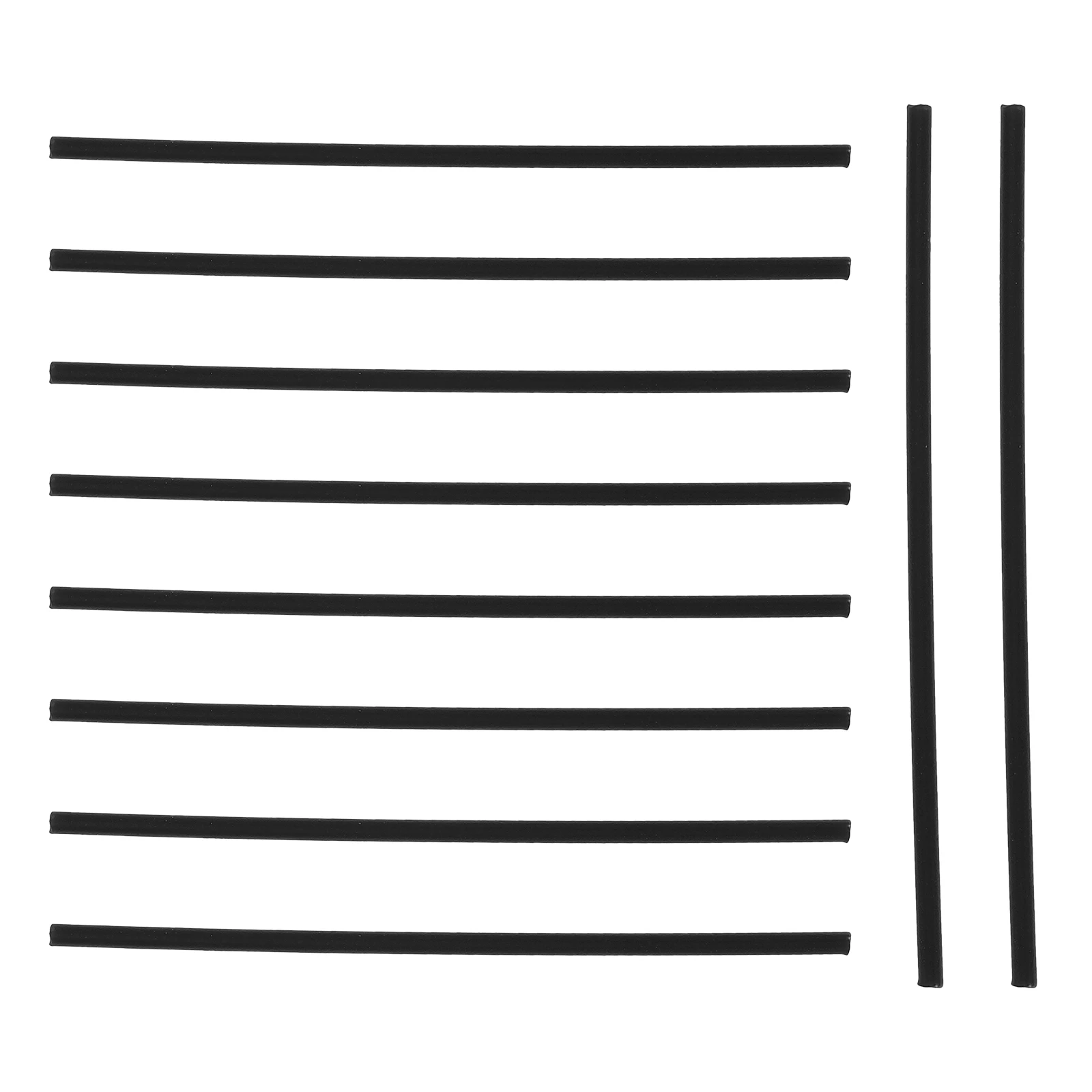 

10 Pcs Guitar Fretboard Sidetone Inlay Stickers Xylophone Black Fingerboard Dots
