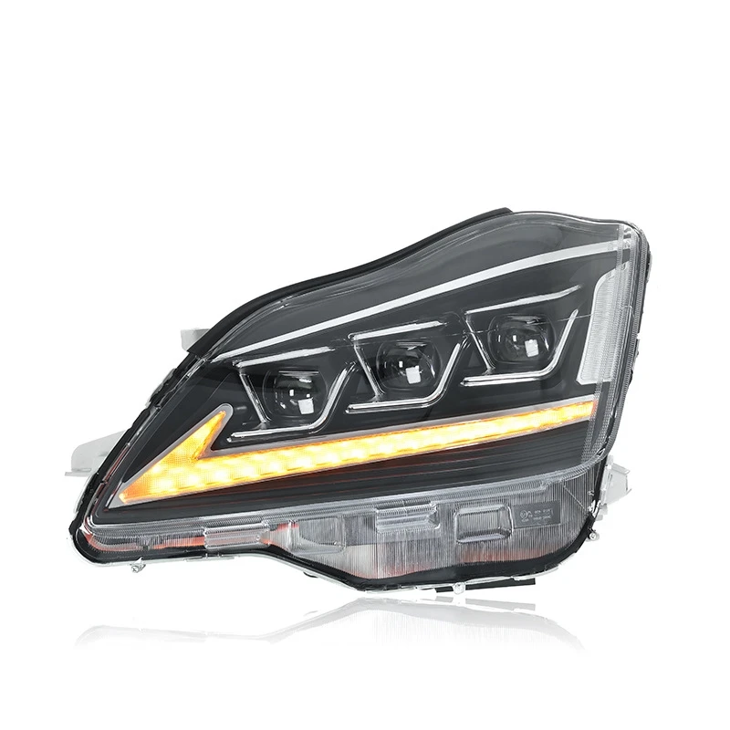 For Toyota CROWN 2003-2009 Car Accessories Auto Headlamp Star Racing Streamer Turn Signal Lamp Headlight Assembly