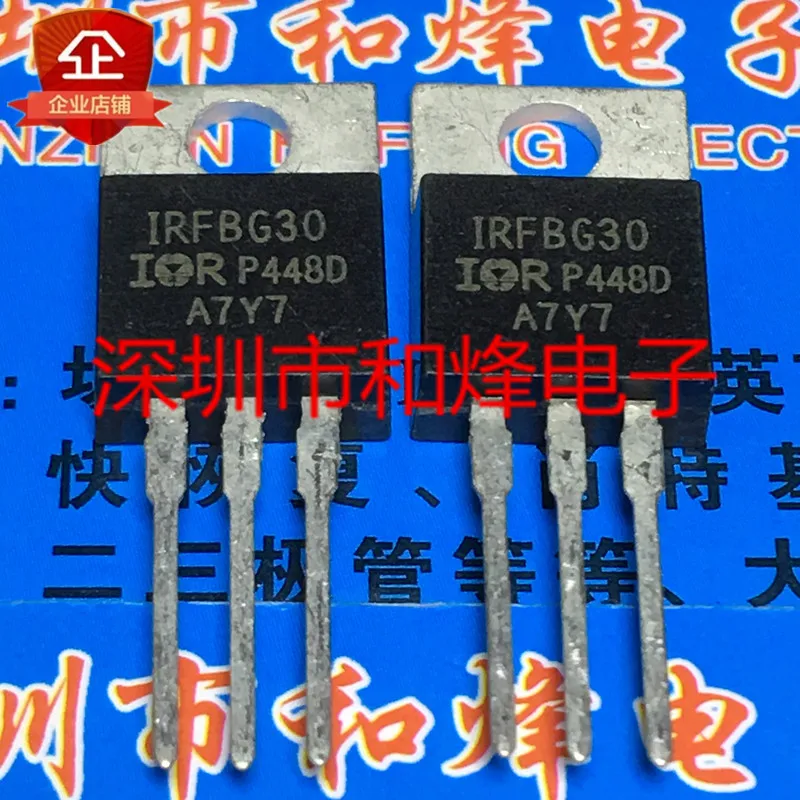 5PCS-10PCS IRFBG30  TO-220 1000V 3.1A    ORIGINAL ON STOCK