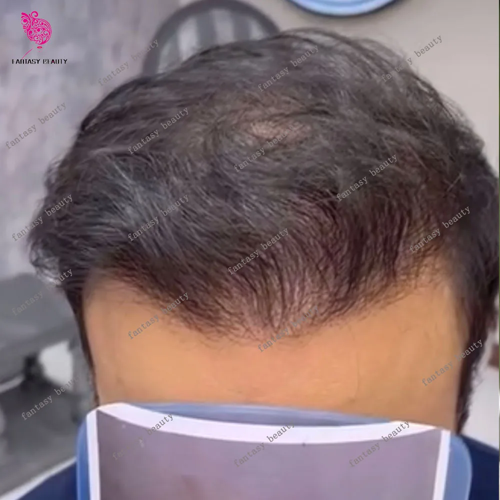 

Натуральная коричневая линия волос, легкий, 80% вес, ультратонкая кожа, 0,02 мм, мужской парик Undetecte, 100% европейские человеческие волосы, микрокожа Vloop