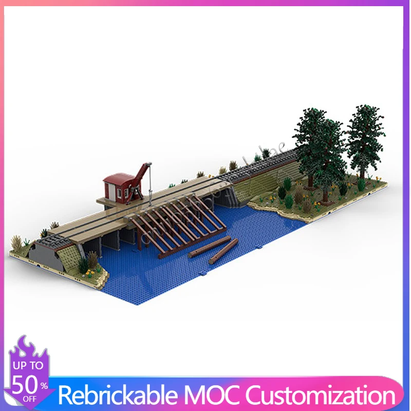 9278 STUKS Middeleeuwse Zagerij Serie Kampwagens Model 4 MOC Aanpasbaar Modulair Bouwblok Ontwerp Technologie DIY Montage Speelgoed Cadeau