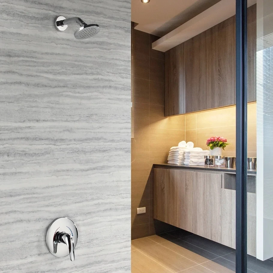 

Хромированный смеситель для душа, латунная насадка для душа, смеситель для душа, однофункциональный смеситель для душа, ванной комнаты, ванны