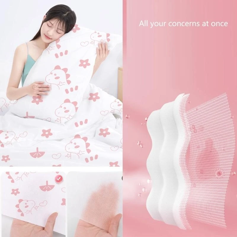 Juego ropa cama hotel desechable 3/4 piezas, incluida cubierta nórdica hoja y funda almohada para viajes