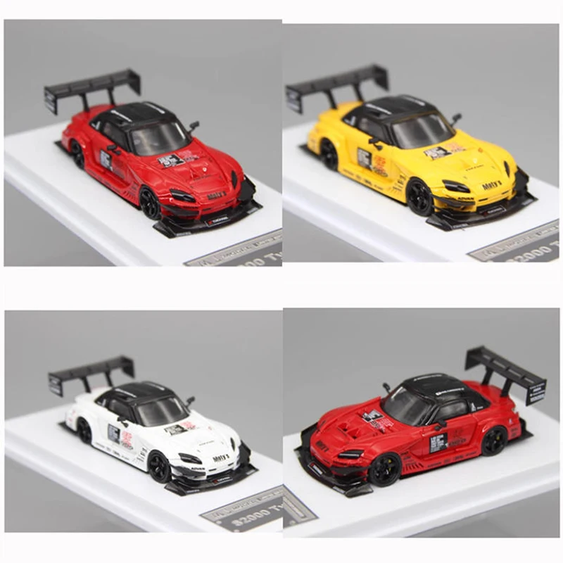 

MJ 1:64 S2000 Type-RR Моделирование модели автомобиля из смолы Коллекция Дисплей Орнамент Игрушка в подарок