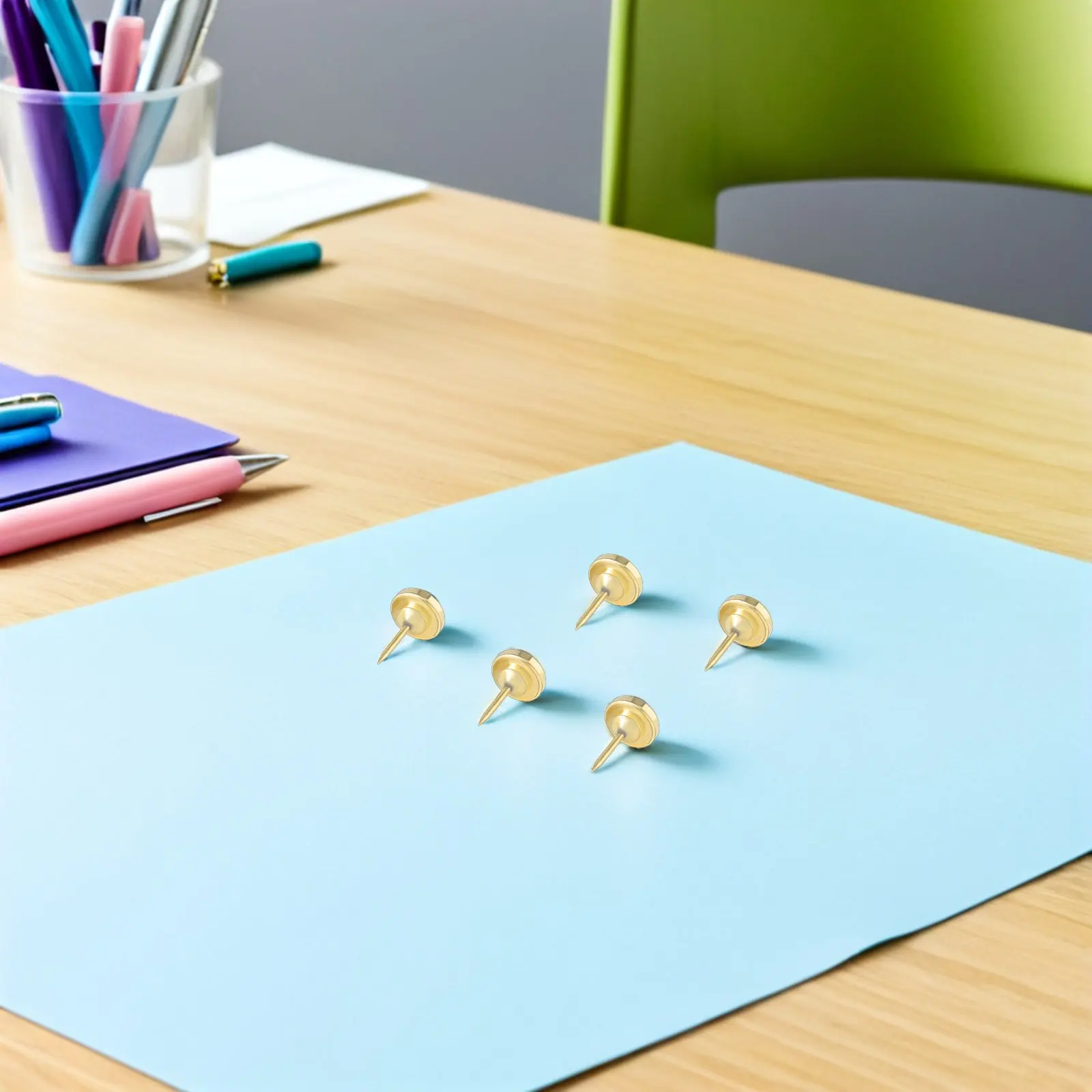 

20 шт. элегантных плоских кнопок-гвоздиков с круглой головкой 0,63x0,39 дюйма, прочные металлические кнопки для фотографий, карт, заметок, для дома и офиса