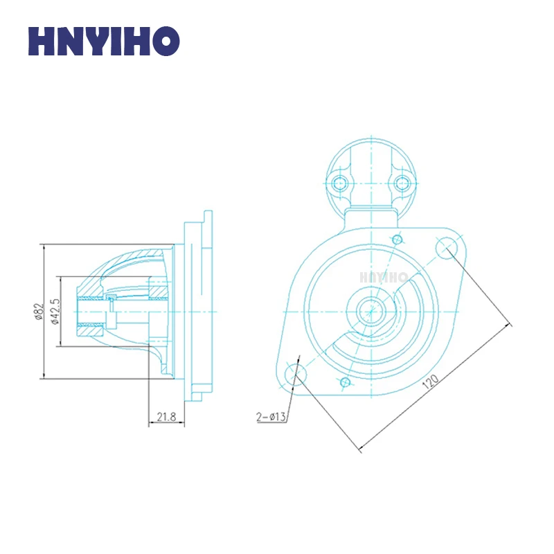 QDJ2508AD 24V 4.5KW 12T Starter Motor for Jiangdong 485 deformation machine Engine