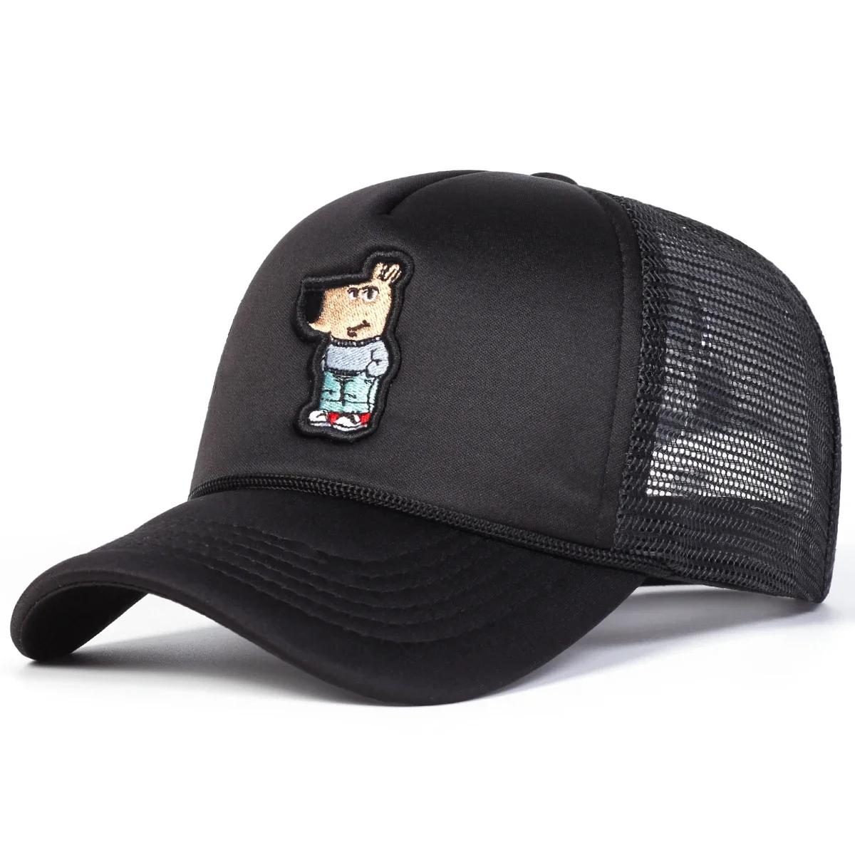 Unisex Cute Kangaroo Embroidery Baseball Net Caps Spring and Summer Outdoor Adjustable Casual Hats Sunscreen Hat Sports Cap