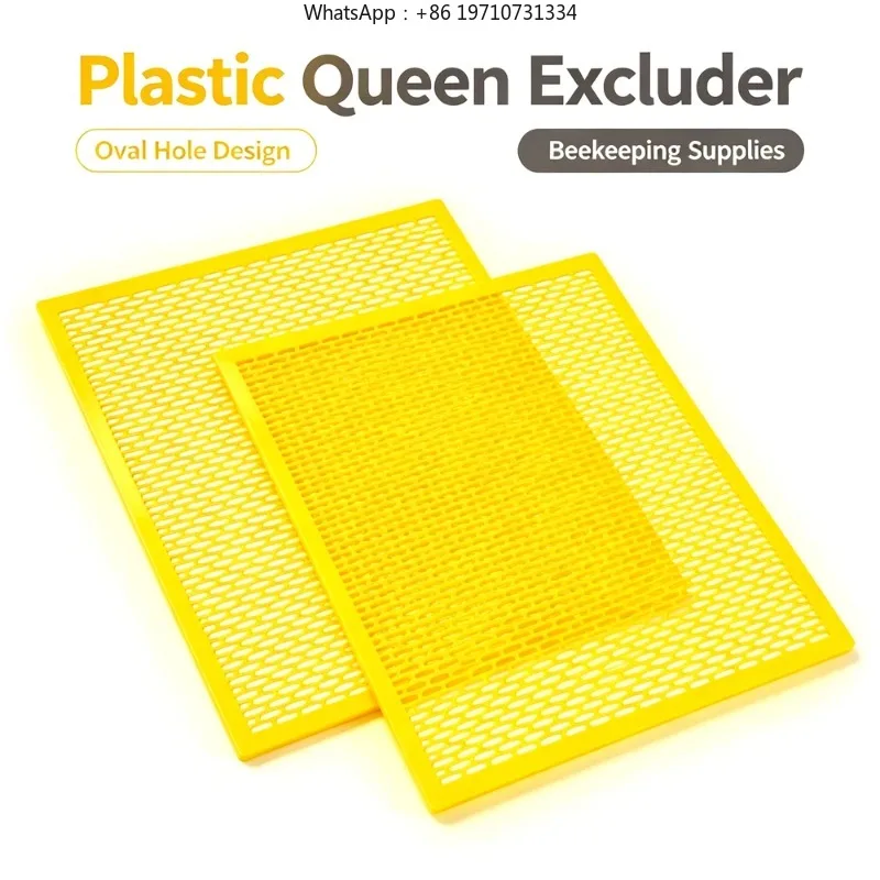 50 Pack Oval Hole Plastic Queen Excluder 42×51cm & 33.5×50.5cm Optional Beekeeping Queen Separator For Beehive