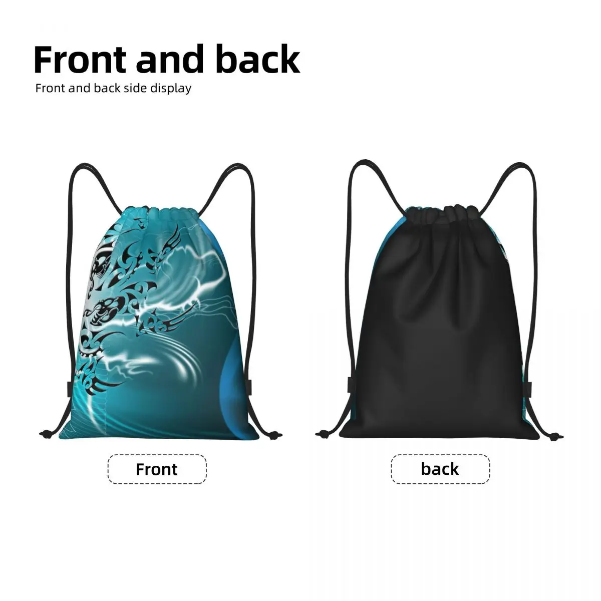 Custom Te Riri O Tawhirimatea Drawstring Bag for Shopping Yoga Backpacks Men Women New Zealand Maoris Sports Gym Sackpack