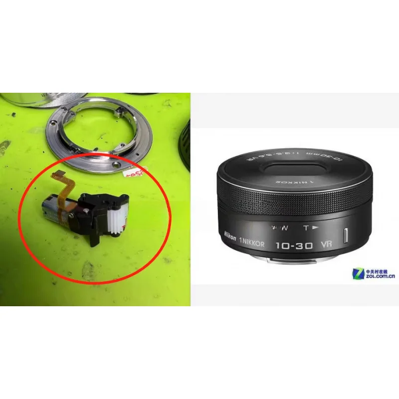 

Brand new original camera repair parts for nikon 10-30VR motor group lens gear assembly