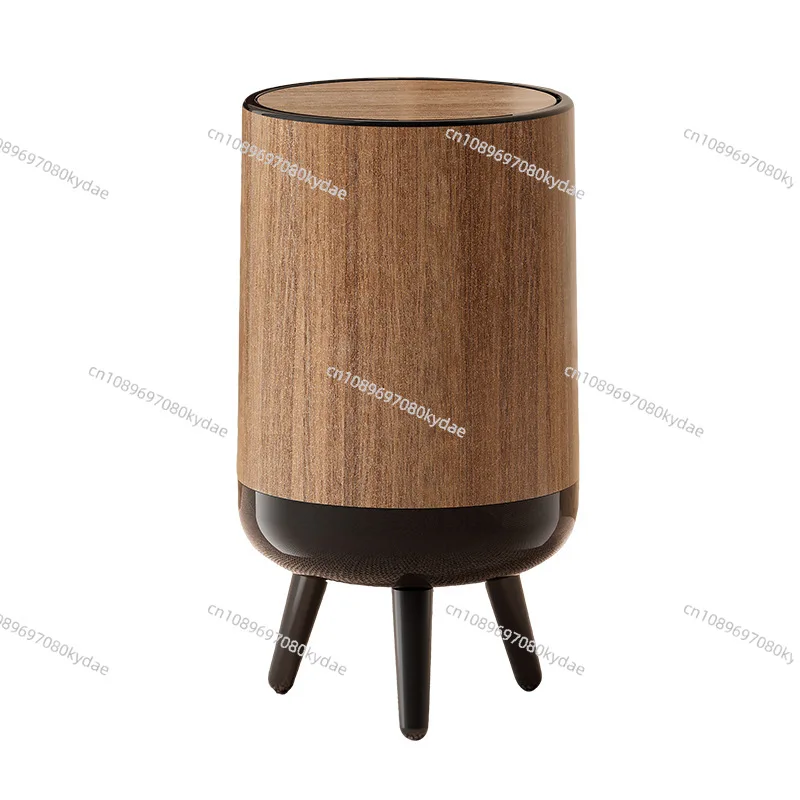 No bending trash can household large large capacity high value living room kitchen bathroom high foot trash can with lid