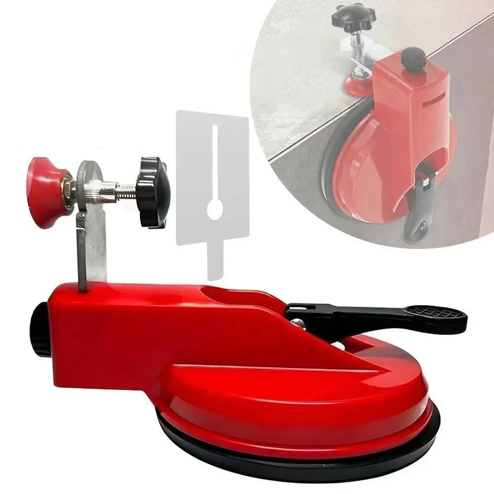 

Угловой выравниватель настенной плитки, универсальный инструмент для установки плитки с большой присоской, прочный регулятор, натяжитель на присоске