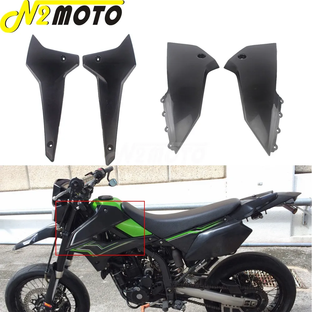 Motocross Plastic Bodywork Fairing Panel Kit Dirt Pit Bike Front Headlight Mudguard Side Cover for Kawasaki KLX250 KLX250S 08-19