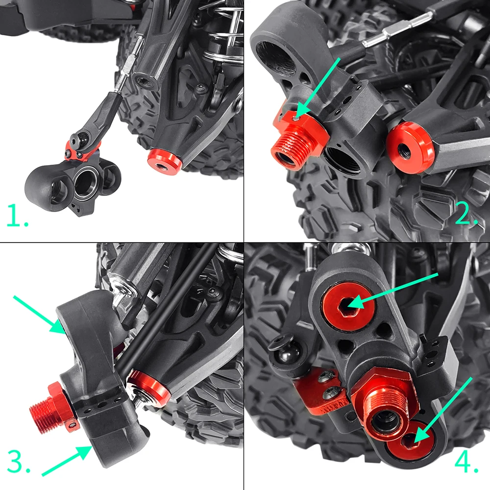 TRINOOD Przedni Tylny Wał Napędowy CVD Układu Kierowniczego do 1/7 Mojave 6S EXB ARA7204 RC Samochód Ciężarówka Części Zamienne Tuningowe
