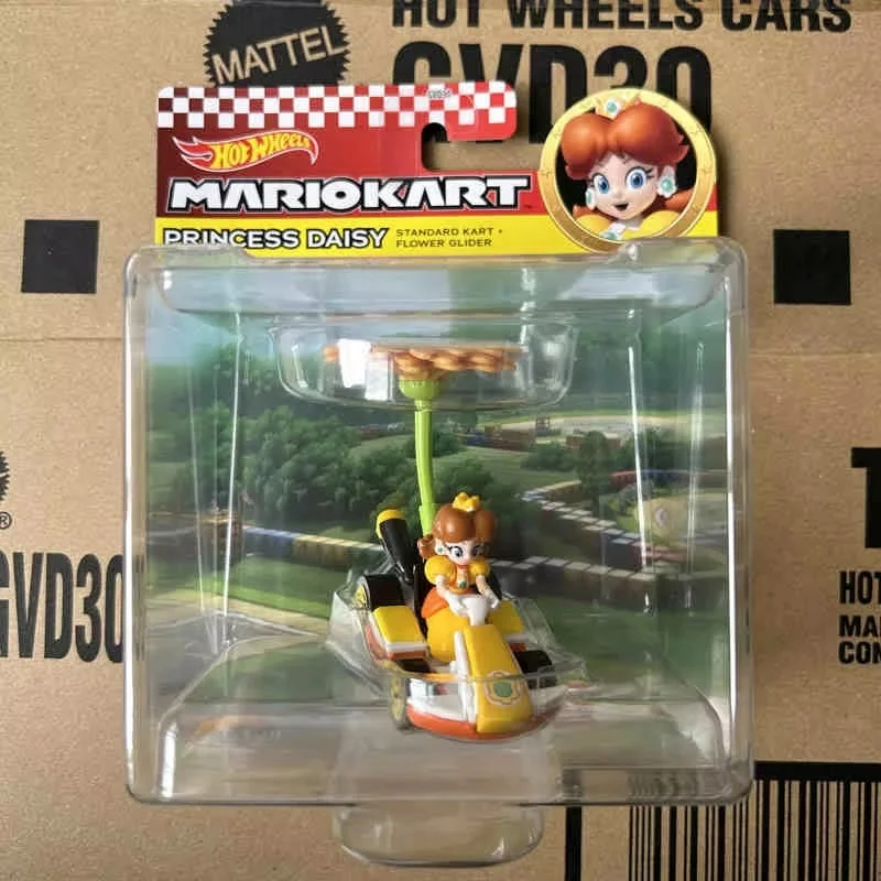 Hot Wheels 프리미엄 슈퍼 마리오 브라더스 영화 카트 Wario Luigi 배관공 Van Koopa Troopa Toad Donkey Kong 다이 캐스팅 모델 자동차 선물