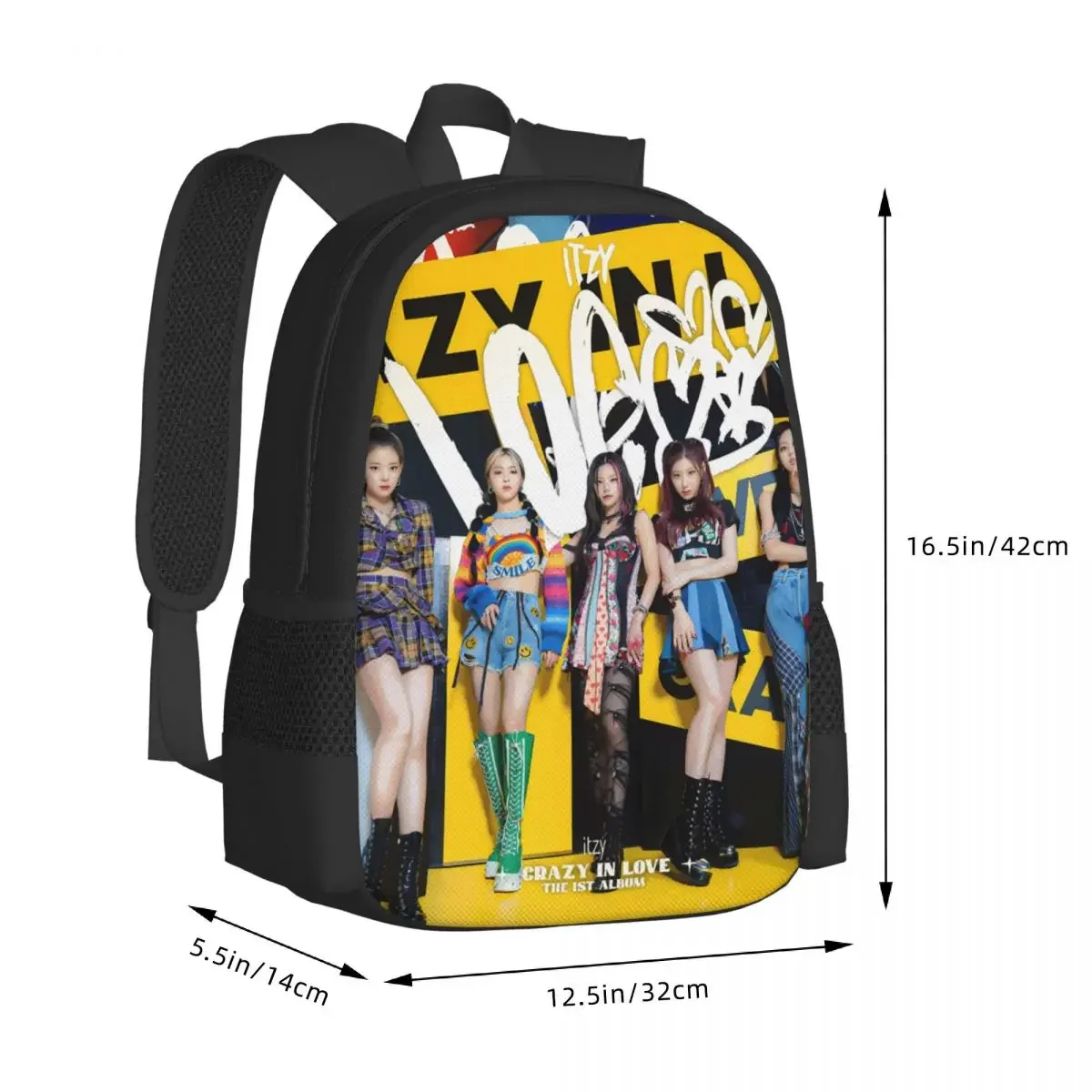 Kpop Group ITZY Travel Laptop Backpack, Business College School Computer Bag Gift for Men & Women