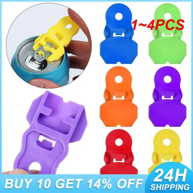 1~4PCS Can Opener Convenient Kitchenware Manual Can Opener Portable Simple Can Opener Durable 6 Colors Beer