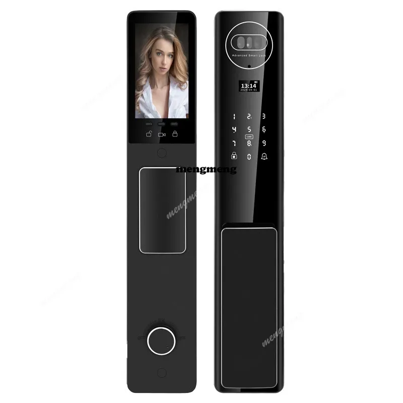 

Домашний автоматический замок с функцией распознавания отпечатков пальцев, антивандальный дверной замок с распознаванием лиц, умный замок с мониторингом, электронный замок с функцией «кошачий глаз» и вводом пароля.