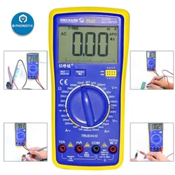 MECHANIC SIV120 SIV119 Intelligent Automatic Digital Multimeter Universal Speech Broadcast V90E Tester Meter for Mobile Phone