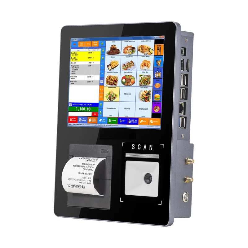 Self-Service POS Cash Register for Restaurants Restaurant Self-Service Kiosk The configuration can be modified