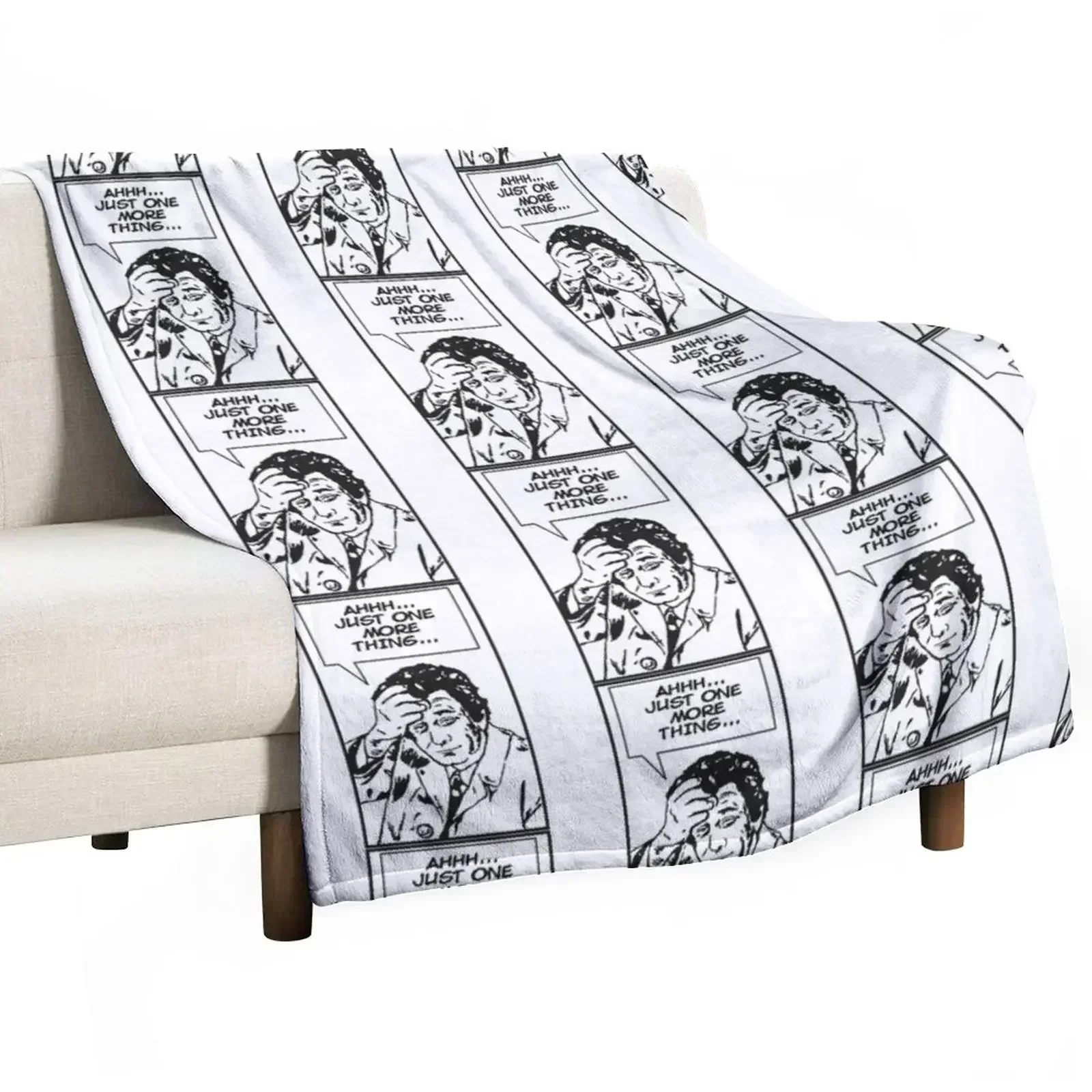 

Ah, Just One More Thing! Throw Blanket Stain Resistant Cozy Warm Blanket