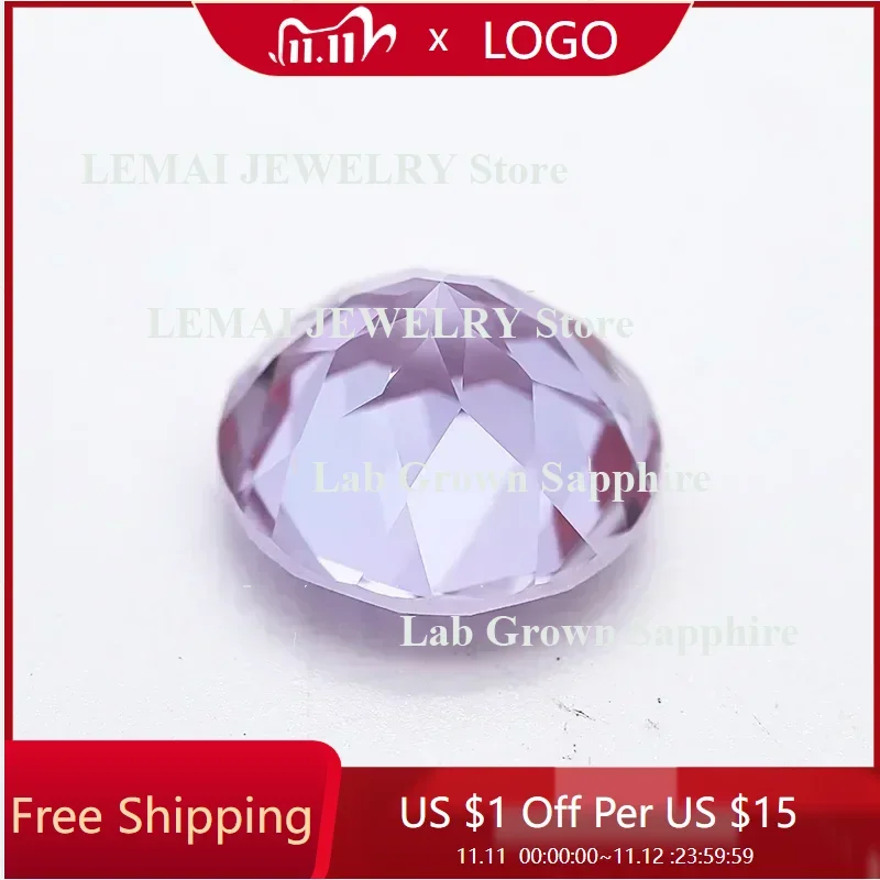 

Lab Grown Alexandrite Stone Round Shape Purple Color Charms Beads Selectable AGL Certificate for Diy Jewelry Making Material