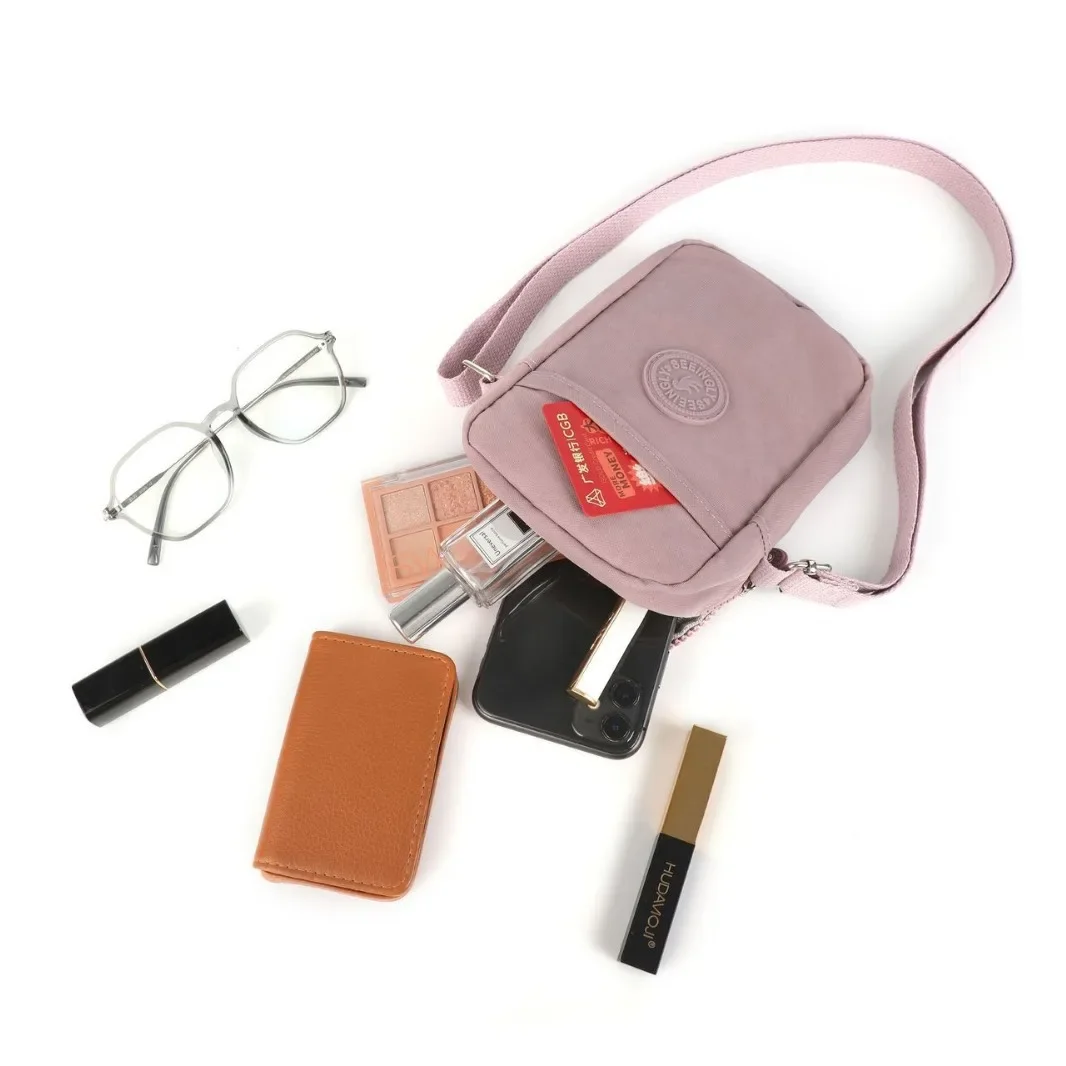 New Minimalist Phone Bag Waterproof Shoulder Bag Women Crossbody Bag Phone Pouch Student Coin Purse Key Lipstick Storage Bags