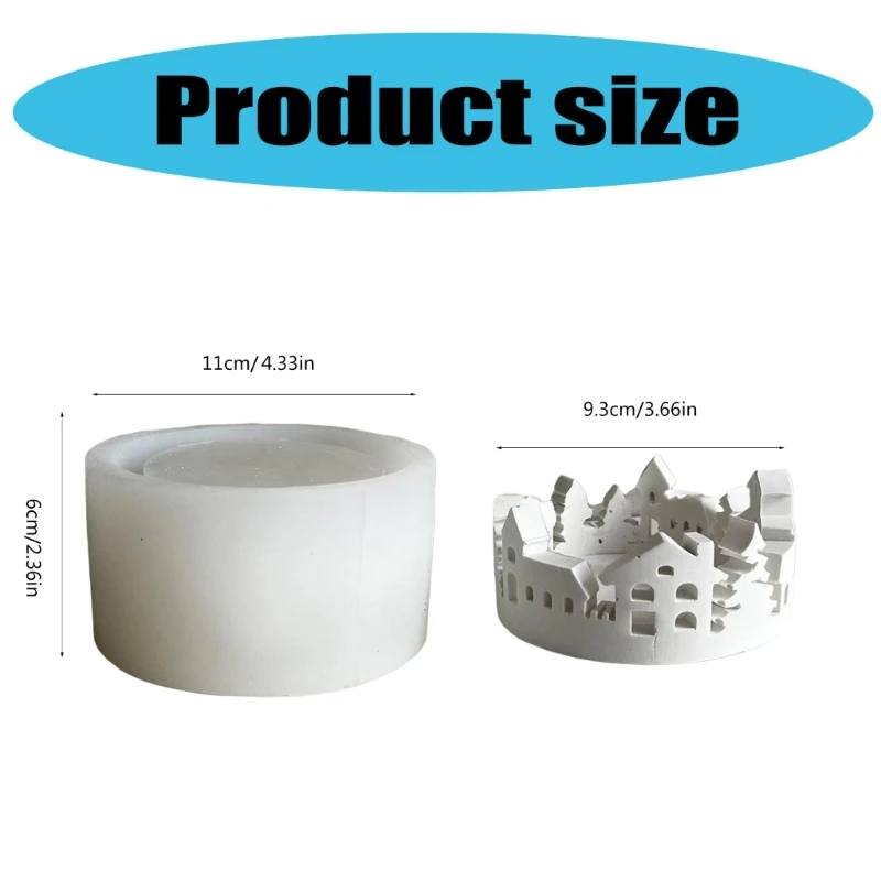 Multipurpose Silicone Resin Tray Mold for Jewelry Holder and Dishes Making 97QE