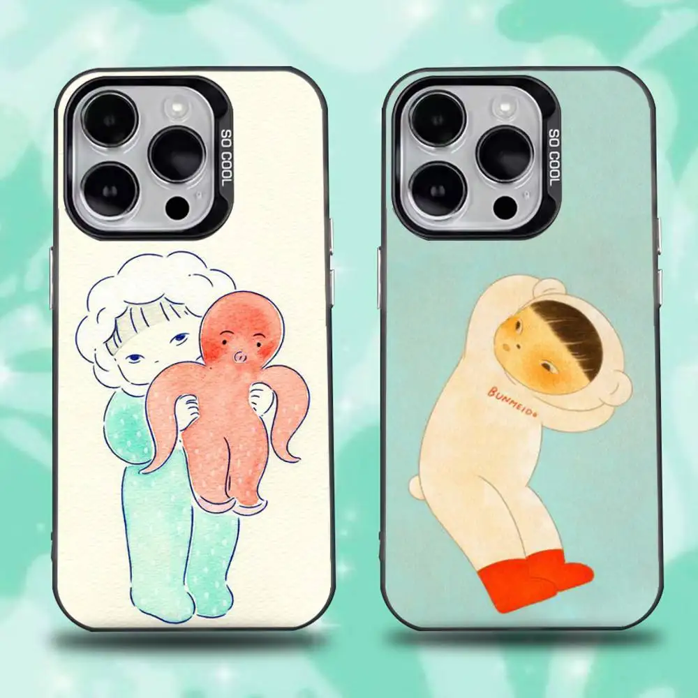 

Abuku book Phone Case For iPhone 16,15,14,13,12,11,Mini,Pro,E,SE4,XS,MAX Black Candy Matte Cover