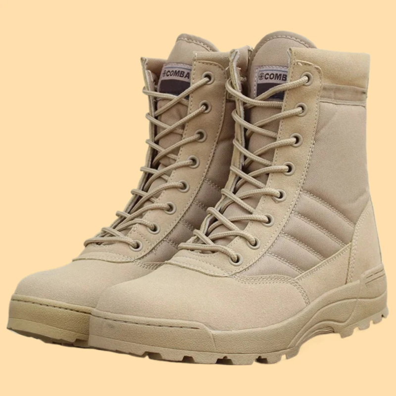 

Male Outdoor Hiking Boots Ankle Shoes Men Tactical 2025 New Tactical Mens Special Force Desert Combat