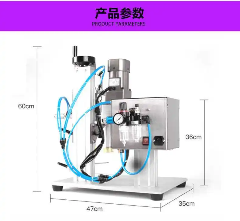 Semi Automatic Desktop Plastic Bottle Capping Machine Honey Jar Screw Cap Sealer for Small Business Home Use Packaging Tool