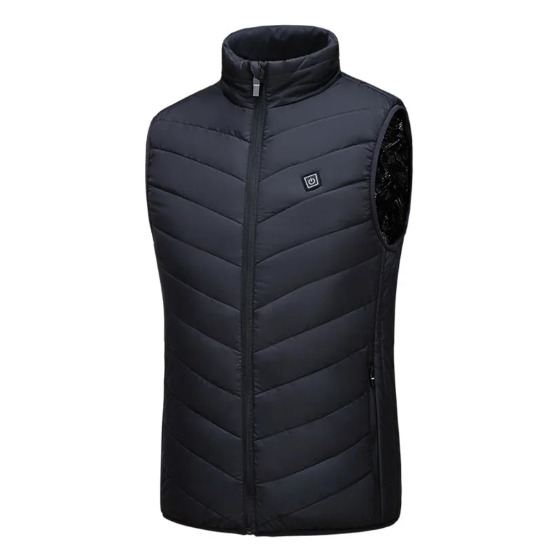 

Winter USB Charge Intelligence Constant Temperature Heating Warm Vest Polyester Fabric Men Outdoor Hiking Camping Climbing