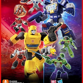 1 adet Anime hareketli yapı taşları insanlar Transformers animasyon Optimus başbakan Bumblebee Model koleksiyonu rastgele renk teslimat
