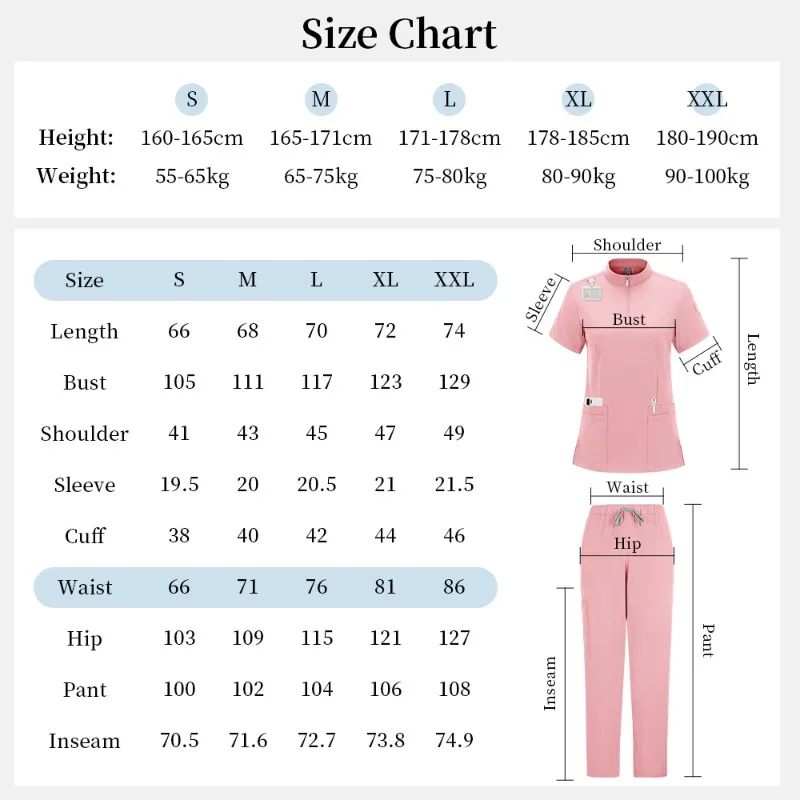 Scrub Suit – Unisex V Neck Operating Outfit  Quick Dry & Soft – Ideal for Vet Lab Spa Staff Uniform